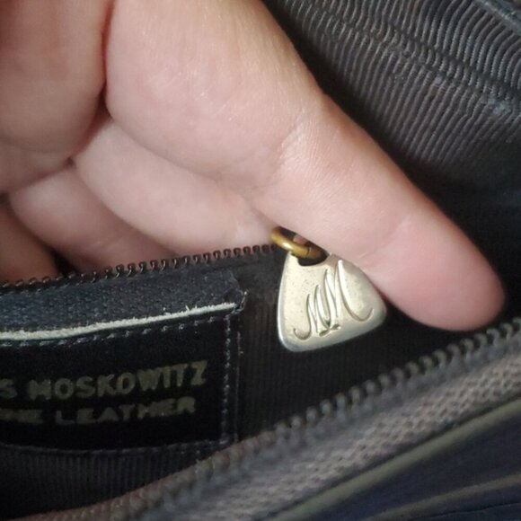 VTG Morris Moskowitz Black Genuine Leather Purse - Picture 13 of 13